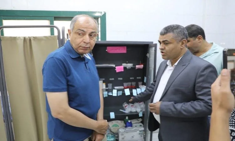محافظ المنيا يزور المنشآت الصحية في مطاي ويعلن عن اقتراب الانتهاء من المستشفى الجديد محافظ المنيا يزور المنشآت الصحية في مطاي ويعلن عن اقتراب الانتهاء من المستشفى الجديد