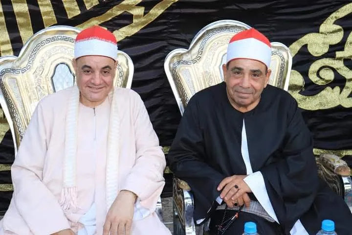 محمد يحيى أبو شنب ومحسن أبو شنب يباركان الشيخين محمود الخشت ومحمد سلطان بمناسبة فوزهما في انتخابات نقابة القراء. محمد يحيى أبو شنب ومحسن أبو شنب يباركان الشيخين محمود الخشت ومحمد سلطان بمناسبة فوزهما في انتخابات نقابة القراء.