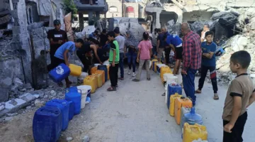 مراسلنا يصف لحظة من غزة: معاناة العطش في ظل النيران