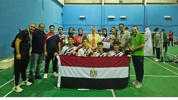 مصر تحقق الميدالية الفضية في بطولة الريشة الطائرة المدرسية بالأردن مصر تحقق الميدالية الفضية في بطولة الريشة الطائرة المدرسية بالأردن