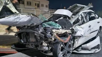 مصرع شخص في حادث خطير على الطريق السريع