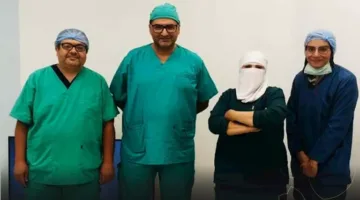 معجزة طبية في السويس.. إنقاذ بصر فني مصاب خلال العمل (صور)