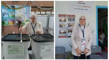 مقررة المجلس القومي للمرأة في الشرقية تُشارك في التصويت بانتخابات الشيوخ