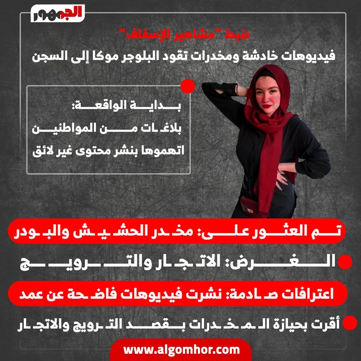 من الشهرة إلى التوقيف.. البلوجر موكا تروي سبب أرباحها المريبة
