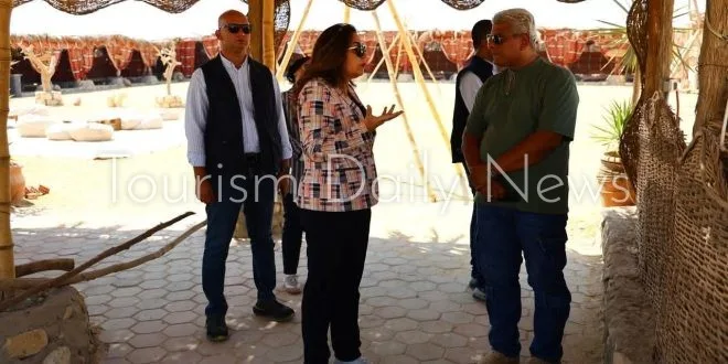 “منال عوض” تراقب تقدم العمل في محميتي وادي دجلة وقبة الحسنة “منال عوض” تراقب تقدم العمل في محميتي وادي دجلة وقبة الحسنة