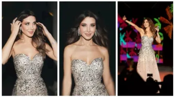 نانسي عجرم تأسر الأنظار في مهرجان قرطاج.. وتغريدة مميزة من فيفي عبده