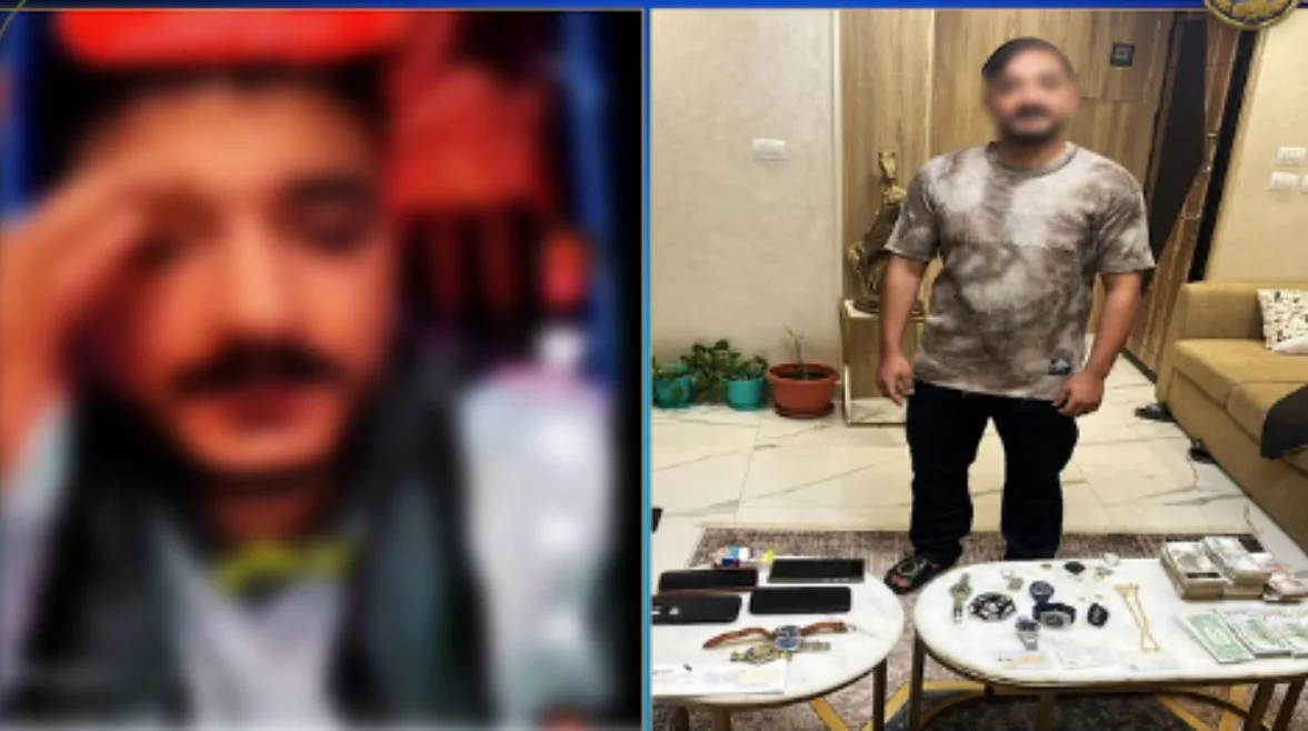 نقود ومخدرات: تفاصيل اعتقال البلوجر مداهم (فيديو) نقود ومخدرات: تفاصيل اعتقال البلوجر مداهم (فيديو)