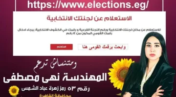 نهى مصطفى تحث المواطنين على الانخراط النشط: “التقاعس قد يحرم الوطن من ممثليه الأحق”