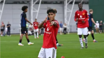 هدف لابن روني مع فريق شباب مانشستر يونايتد