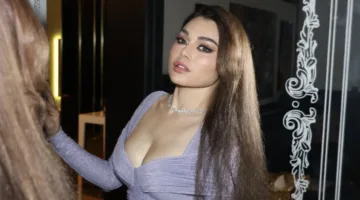 هيفاء وهبي تبهر الجميع بفستان لافندر… عندما تتحدث الأناقة بلغة الأنوثة الحالمة
