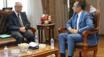 وزير الأعمال العامة يناقش مع السفير الياباني سبل تعزيز الشراكة المشتركة