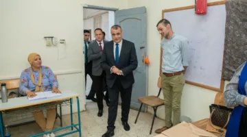 وزير الإنتاج الحربي يشارك في التصويت لانتخابات مجلس الشيوخ 2025