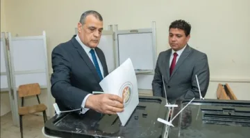 وزير الإنتاج الحربي يشارك في انتخابات الشيوخ ويشدد على أهمية المشاركة كواجب وطني