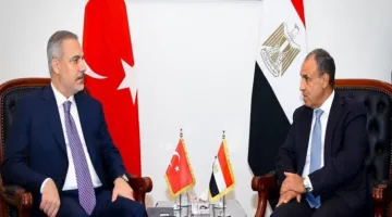وزير الخارجية يتناول مع نظيره التركي مساعي مصر لفرض هدنة في غزة