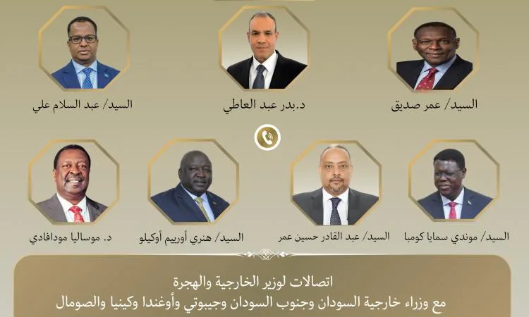 وزير الخارجية يتواصل مع مجموعة من نظرائه في الدول الإفريقية. وزير الخارجية يتواصل مع مجموعة من نظرائه في الدول الإفريقية.