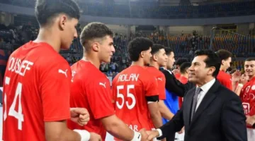 وزير الرياضة يفتتح بطولة العالم لناشئي كرة اليد ويفرح بفوز الفراعنة على كوريا الجنوبية.