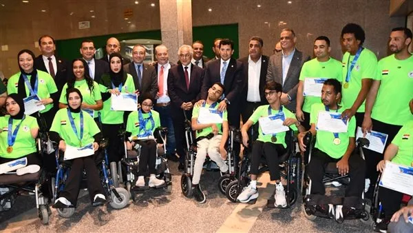 وزير الرياضة يهنئ منتخب البوتشيا بمناسبة تألقه في بطولة إفريقيا وتأهل 7 لاعبين إلى كأس العالم 2026 وزير الرياضة يهنئ منتخب البوتشيا بمناسبة تألقه في بطولة إفريقيا وتأهل 7 لاعبين إلى كأس العالم 2026
