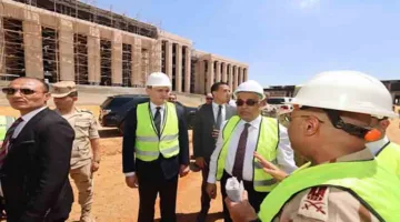 وزير العدل يزور مشروع مدينة العدالة في العاصمة الإدارية الجديدة