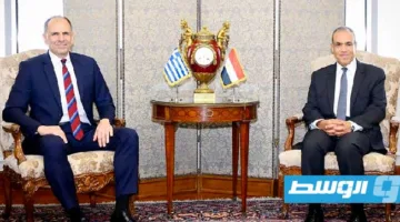 وزيرا خارجية مصر واليونان يناقشان الأوضاع في ليبيا