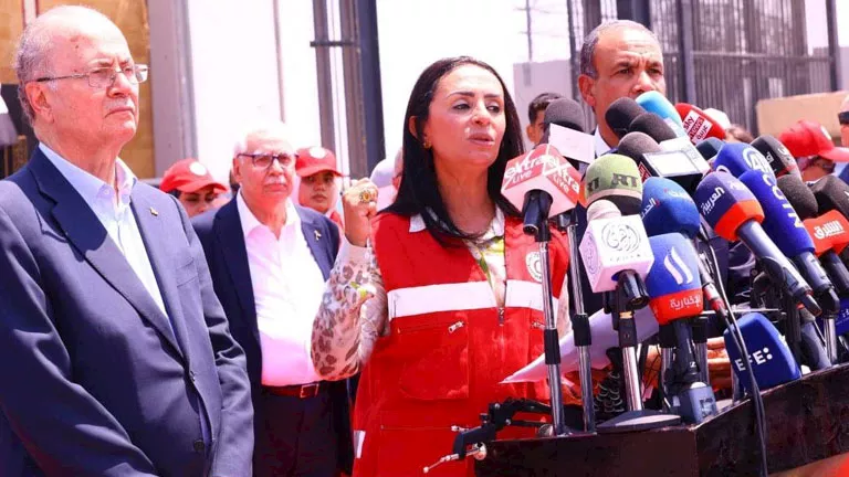 وزيرة التضامن تطلق نداءً إنسانيًا لإدخال المساعدات عند معبر رفح وزيرة التضامن تطلق نداءً إنسانيًا لإدخال المساعدات عند معبر رفح