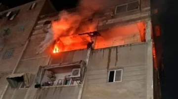 وفاة امرأة نتيجة حريق في شقتها بالفيوم