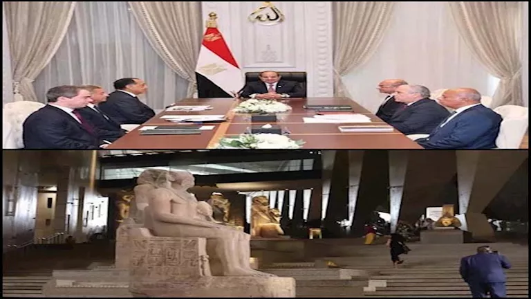 وقائع على مدار 8 ساعات: اجتماع السيسي مع رؤساء الجهات الإعلامية واستعادة الآثار