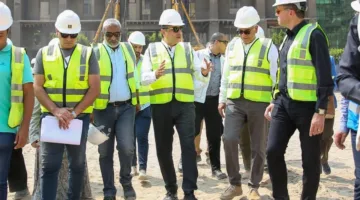 وزير قطاع الأعمال العام يزور مشروع إعادة تأهيل فندق “الكونتيننتال” التاريخي في وسط القاهرة