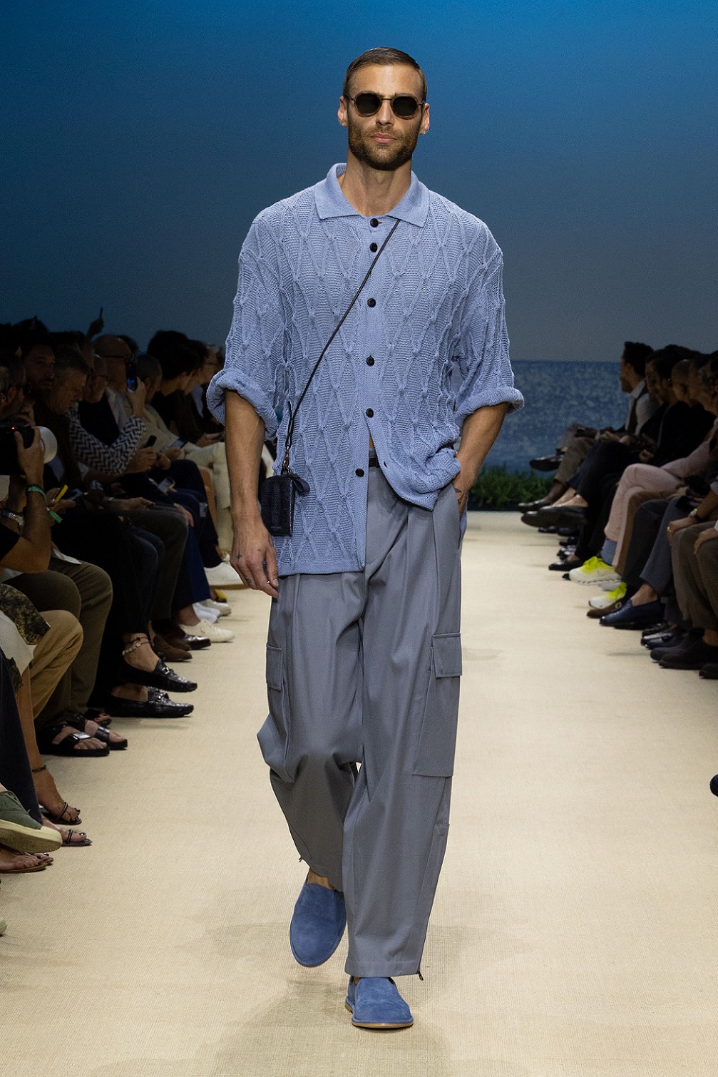 مجموعة الأزياء الرجاليّة Giorgio Armani لربيع وصيف 2026 (إنستغرام)