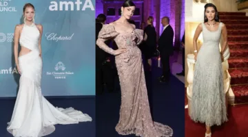 إيلي صعب ورامي قاضي وجورج شقرا يبدعون في تصميم أجمل إطلالات حفل amfAR في البندقية.