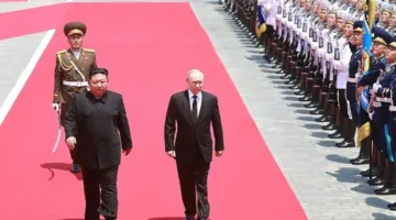 الرئيس الصيني يرحب ببوتين وكيم قبل بداية استعراض عسكري رائع