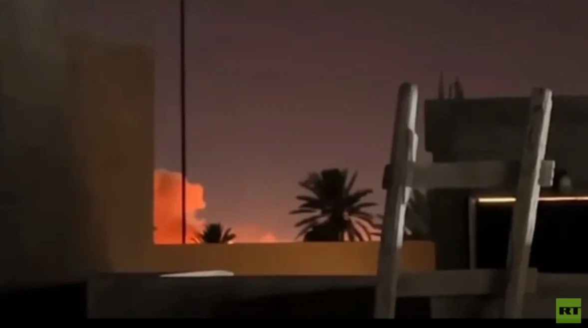 انفجار قوي يضرب منطقة السكيرات في مصراتة بليبيا