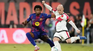 تعرض برشلونة لانتكاسة مبكرة بتعادل غير متوقع مع رايو فاييكانو في الليغا.