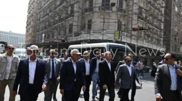 رئيس الوزراء يزور مشروع تطوير المظهر البصري للقاهرة الخديوية